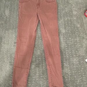 American Eagle Outfitters rust red Jeggings